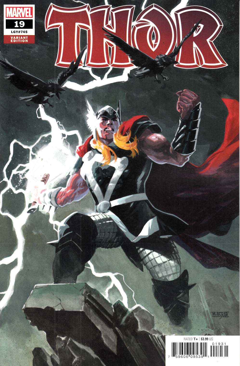 Thor #19 Asrar Variant Cover Near Mint (9.4) [Marvel Comic] LARGE