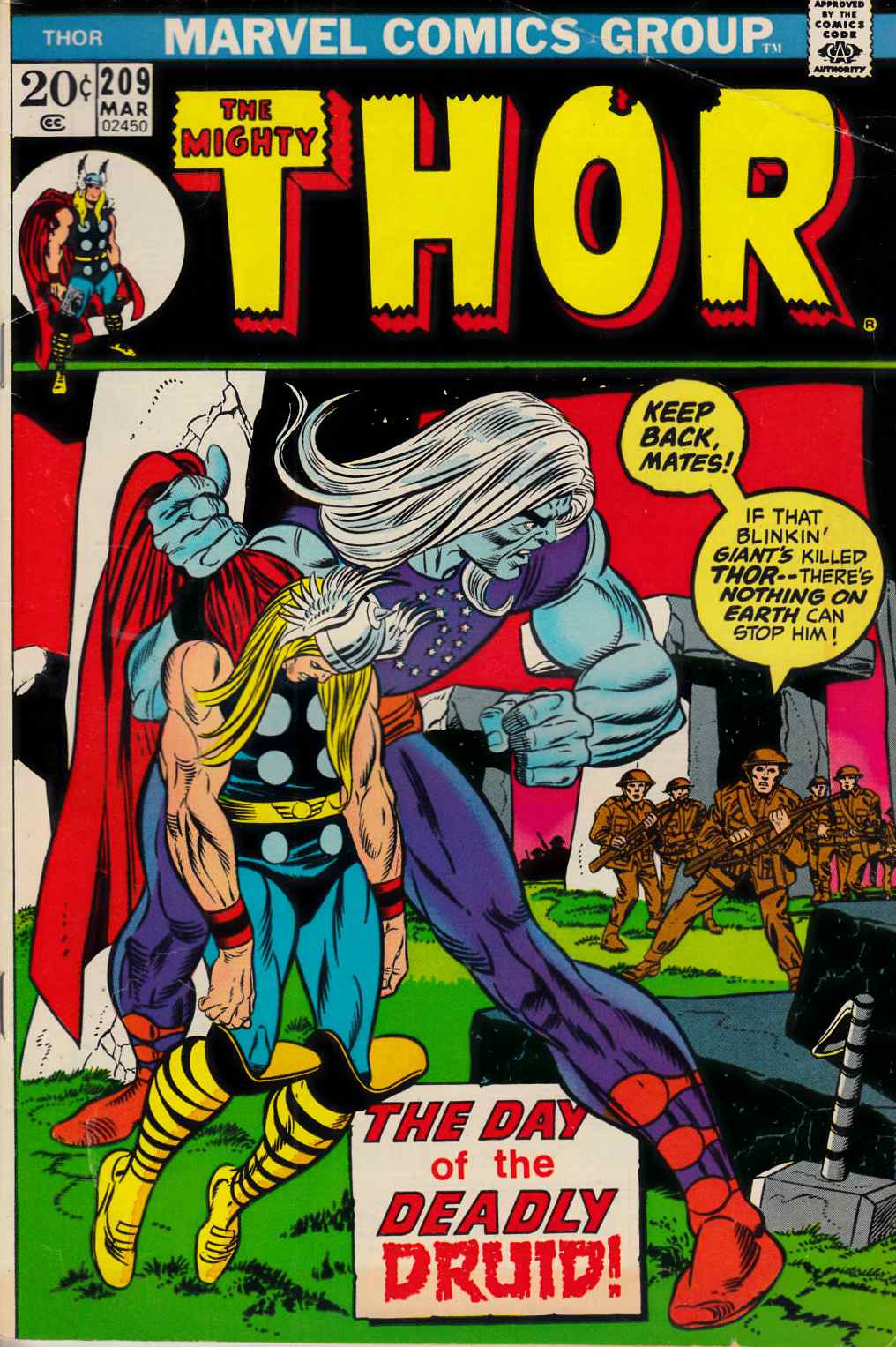 Thor #209 Fine (6.0) [Marvel Comic] LARGE