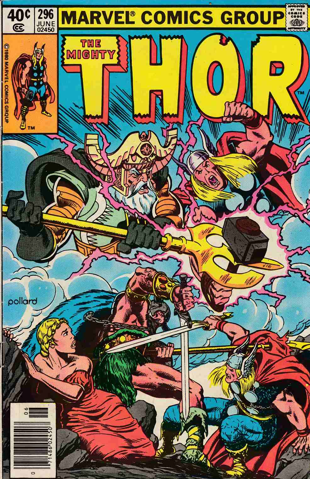 Thor #296 Newsstand Edition Fine (6.0) [Marvel Comic] THUMBNAIL