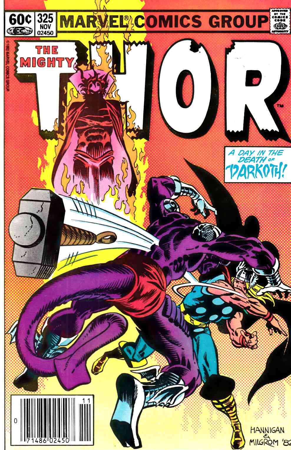 Thor #325 Newsstand Edition Very Fine (6.0) [Marvel Comic] LARGE