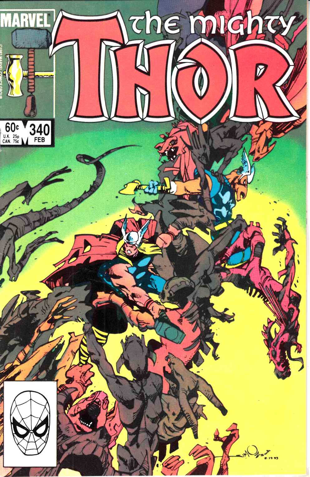 Thor #340 Very Fine (8.0) [Marvel Comic] LARGE