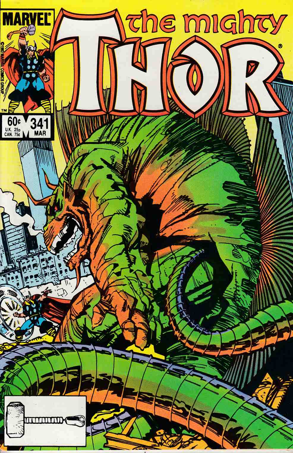 Thor #341 Very Fine (8.0) [Marvel Comic] THUMBNAIL