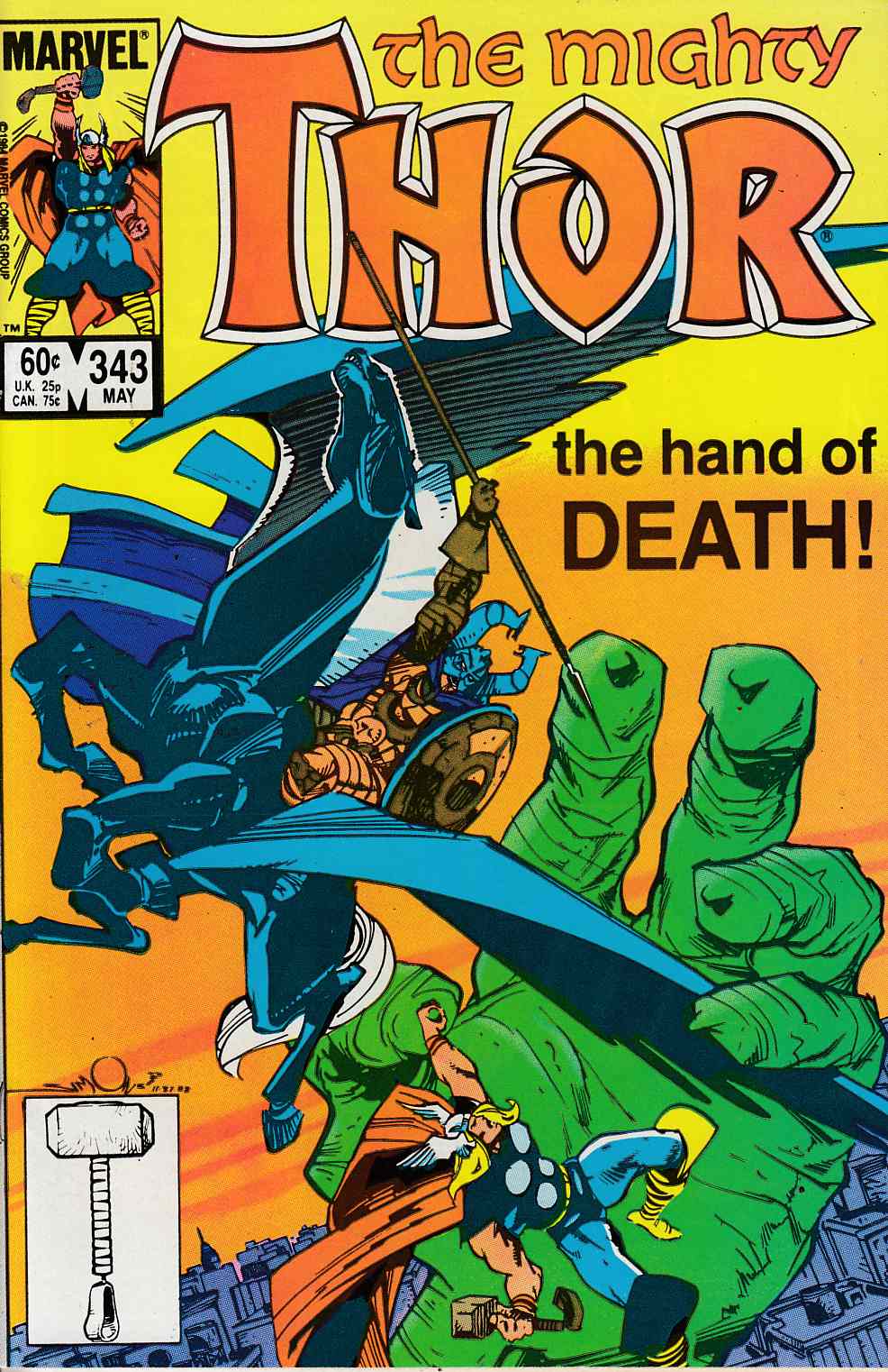 Thor #343 Very Fine (8.0) [Marvel Comic] THUMBNAIL