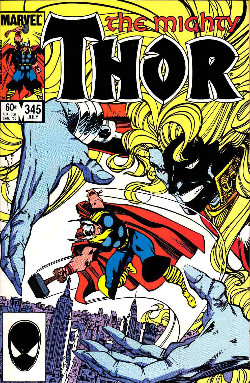 Thor #345 Very Fine Minus (7.5) [Marvel Comic] LARGE