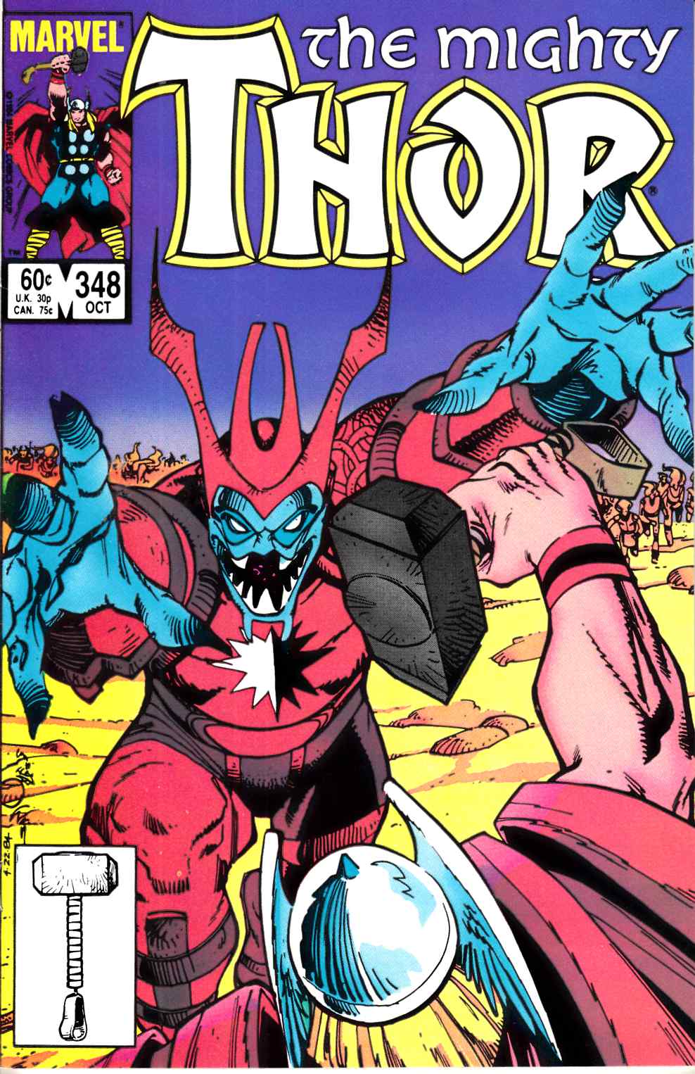 Thor #348 Near Mint (9.4) [Marvel Comic] LARGE