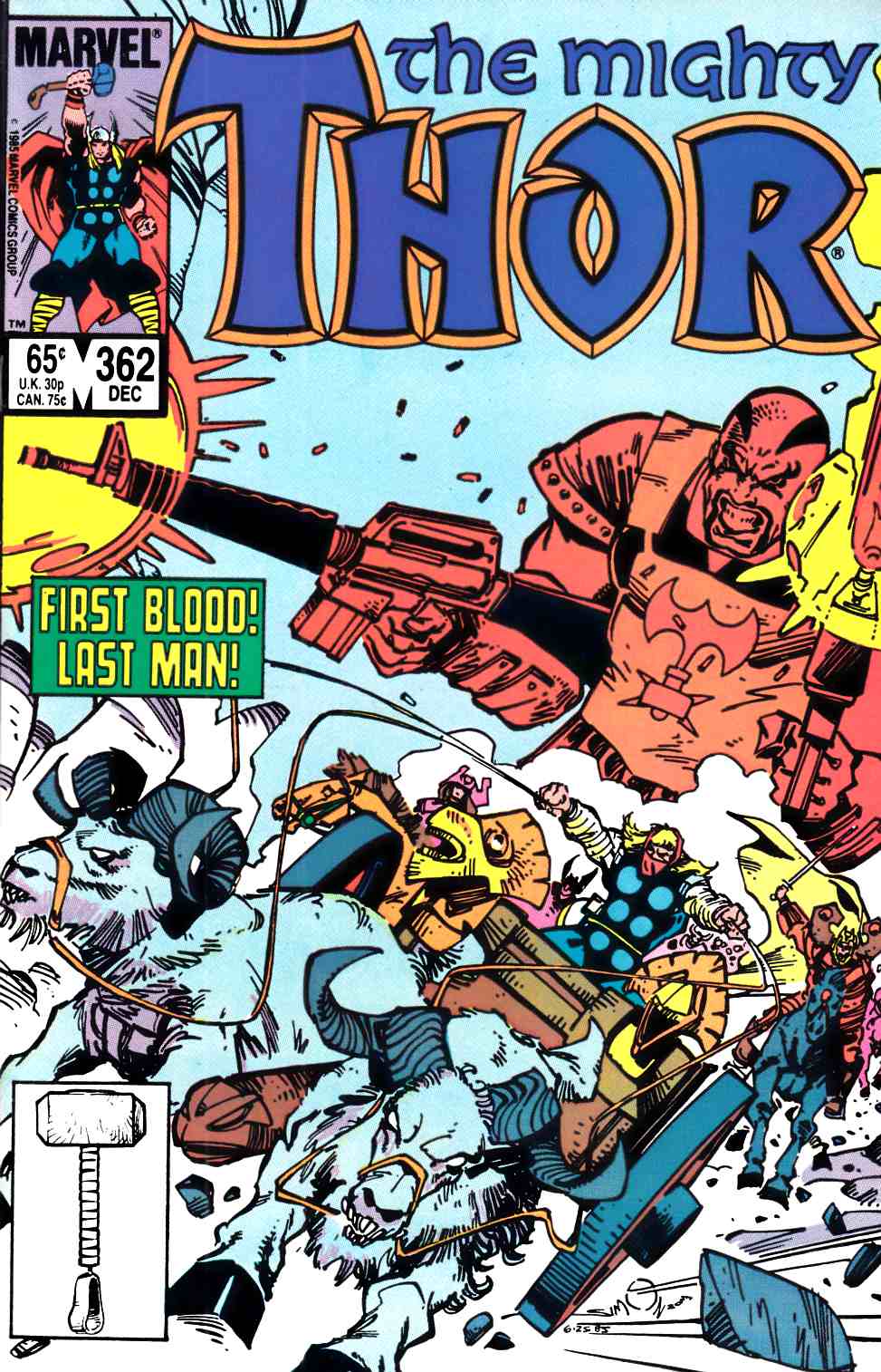 Thor #362 Near Mint (9.4) [Marvel Comic] THUMBNAIL