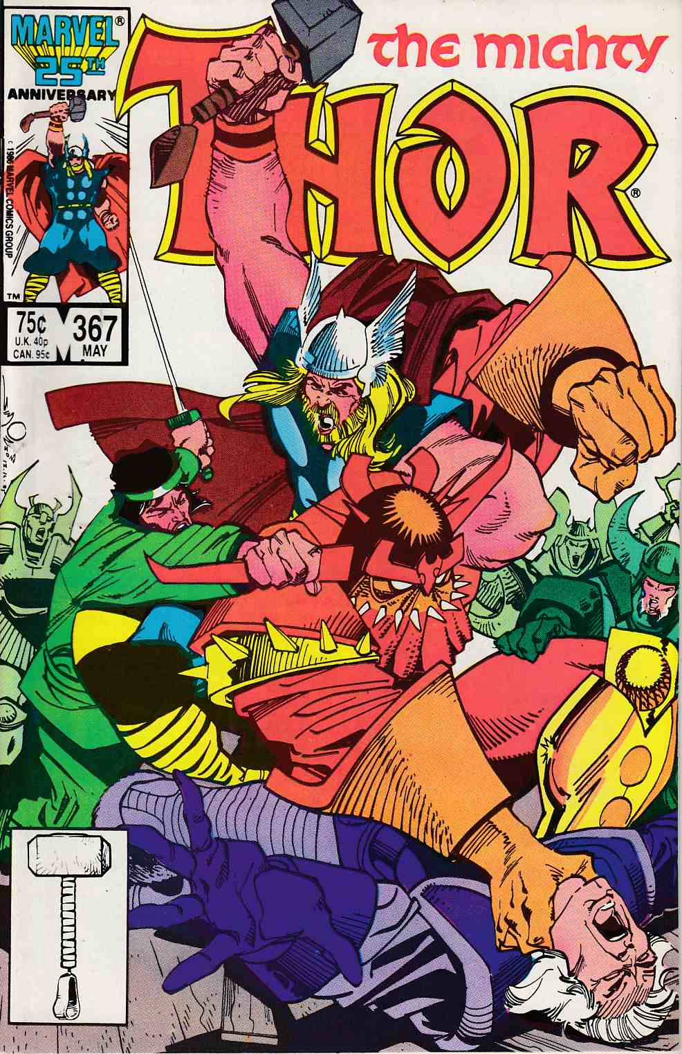 Thor #367 Near Mint (9.4) [Marvel Comic] THUMBNAIL