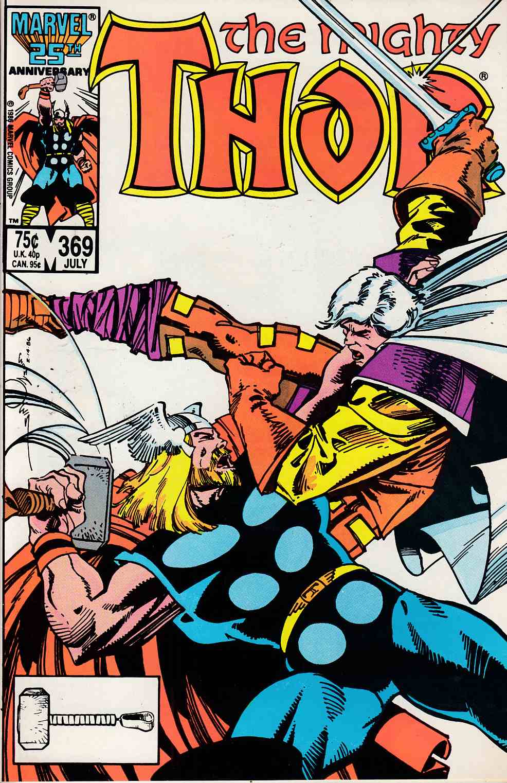 Thor #369 Near Mint Minus (9.2) [Marvel Comic] LARGE