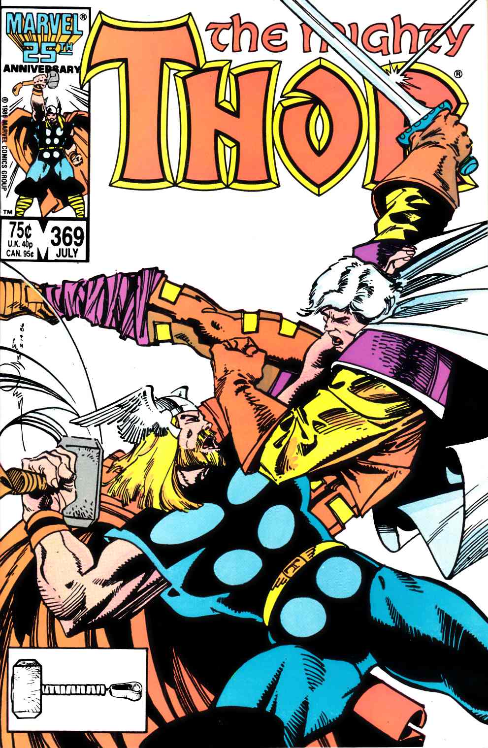 Thor #369 Near Mint (9.4) [Marvel Comic] THUMBNAIL