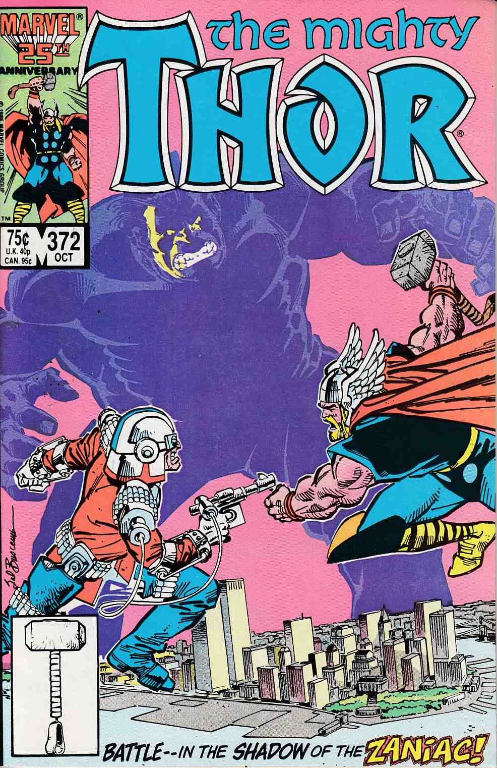 Thor #372 Very Fine (8.0) [Marvel Comic] LARGE