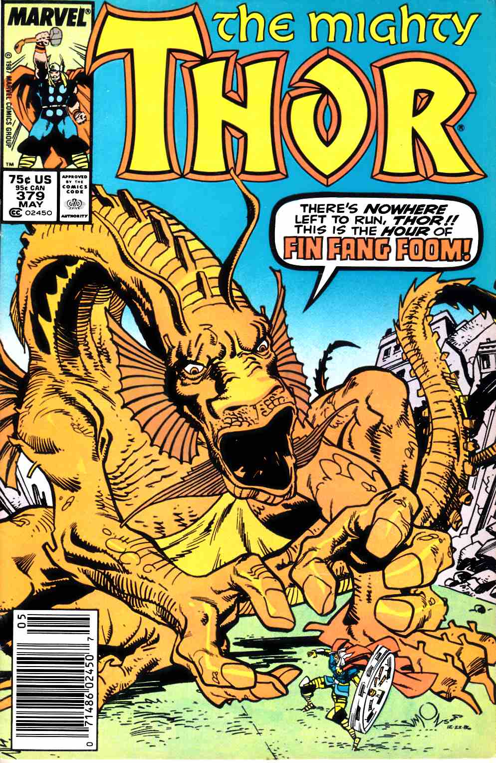 Thor #379 Newsstand Edition Very Fine (8.0) [Marvel Comic] THUMBNAIL