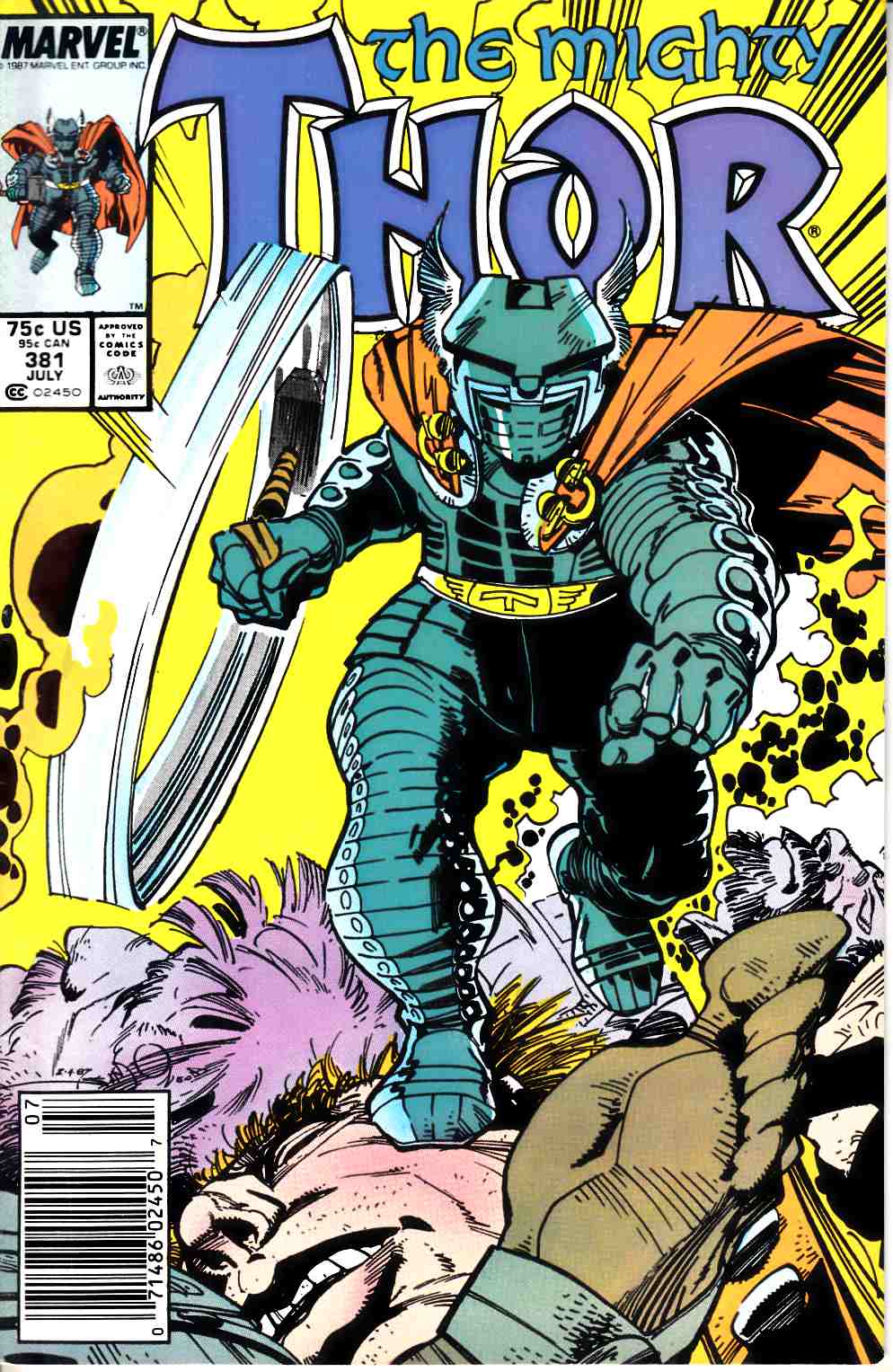 Thor #381 Newsstand Edition Very Fine (8.0) [Marvel Comic] THUMBNAIL