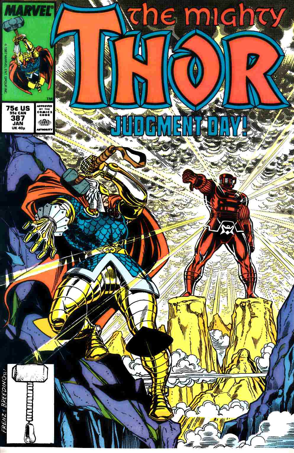 Thor #387 Very Fine (8.0) [Marvel Comic] THUMBNAIL