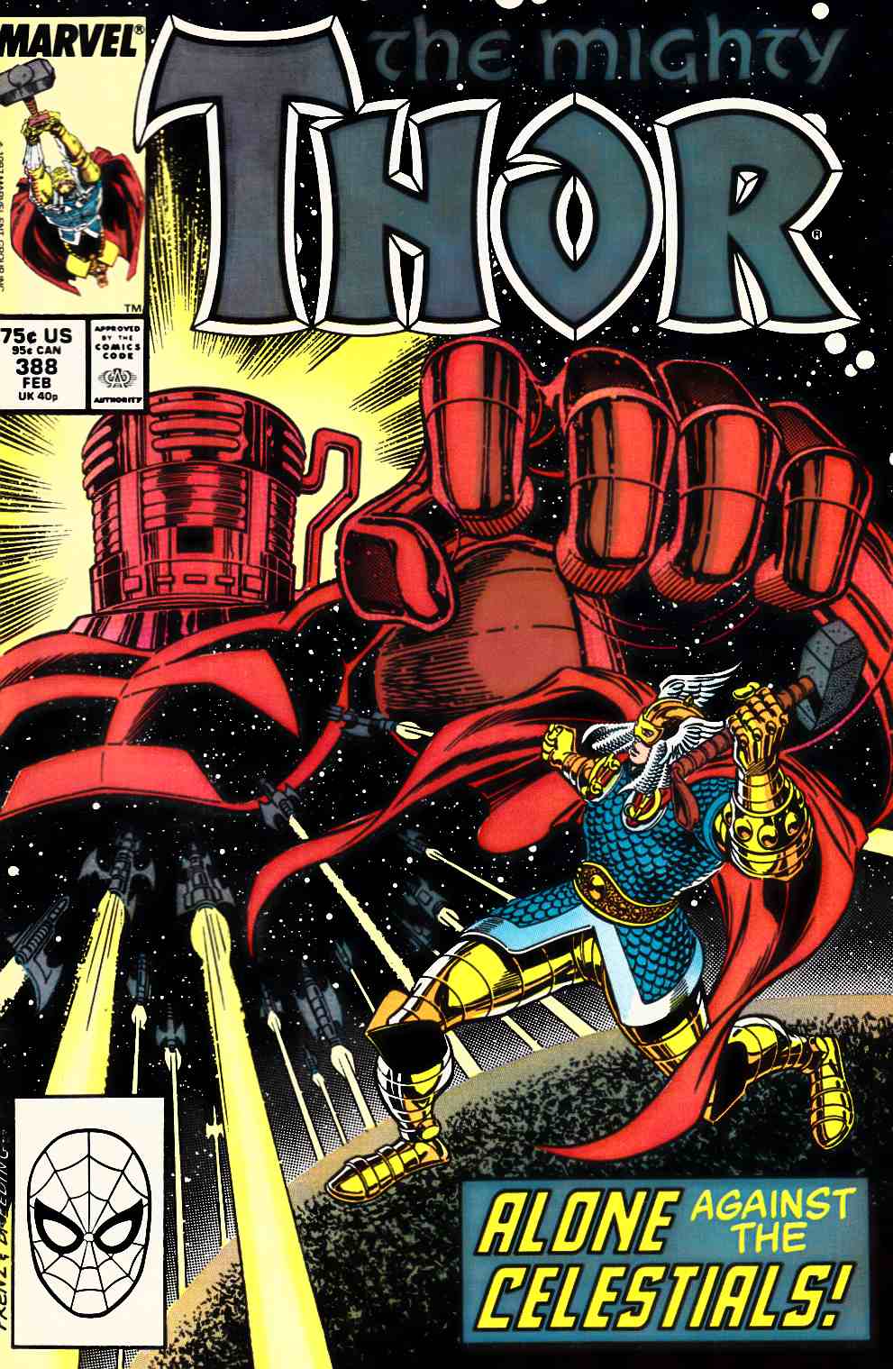 Thor #388 Very Fine (8.0) [Marvel Comic] THUMBNAIL