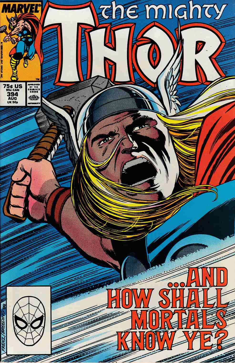 Thor #394 Very Fine (8.0) [Marvel Comic] THUMBNAIL