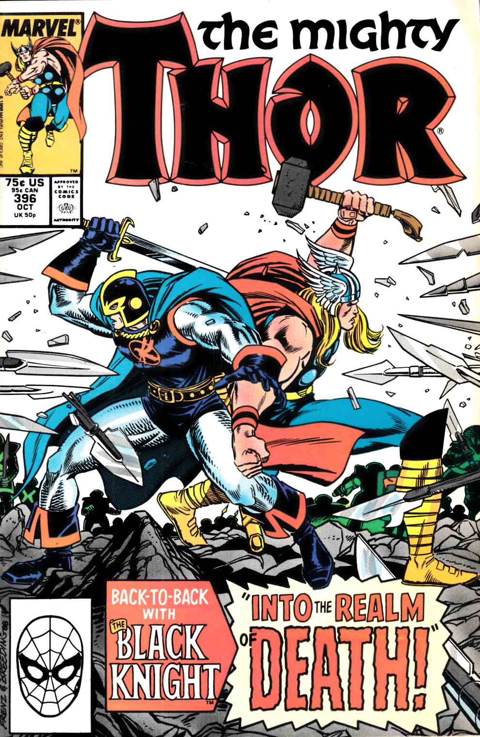 Thor #396 Very Fine Minus (7.5) [Marvel Comic] THUMBNAIL