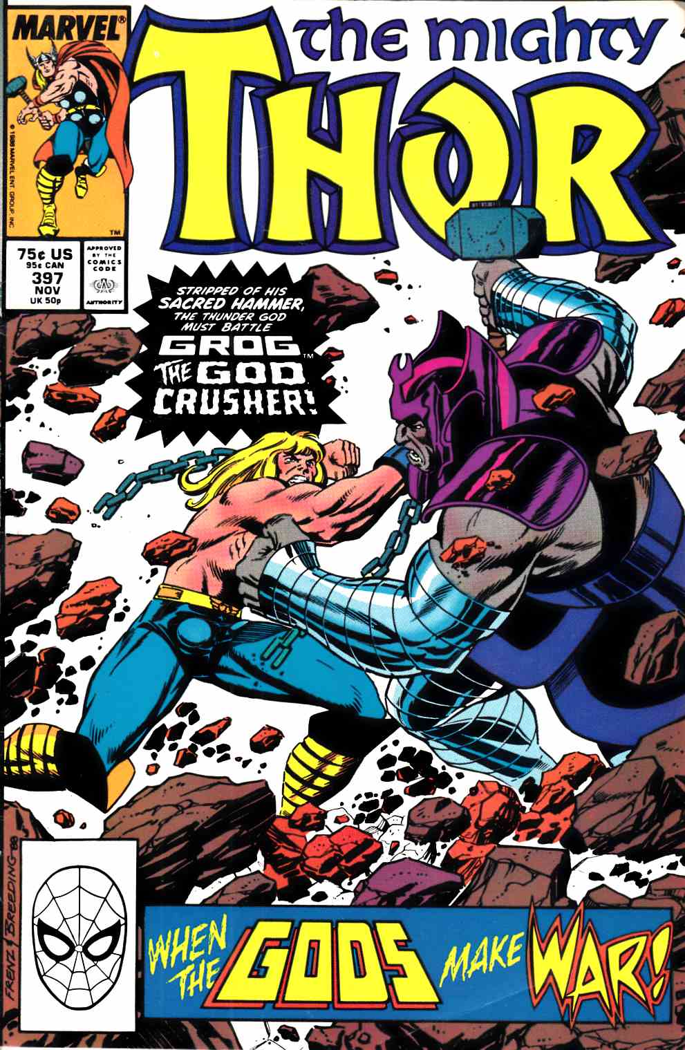 Thor #397 Fine (6.0) [Marvel Comic] LARGE