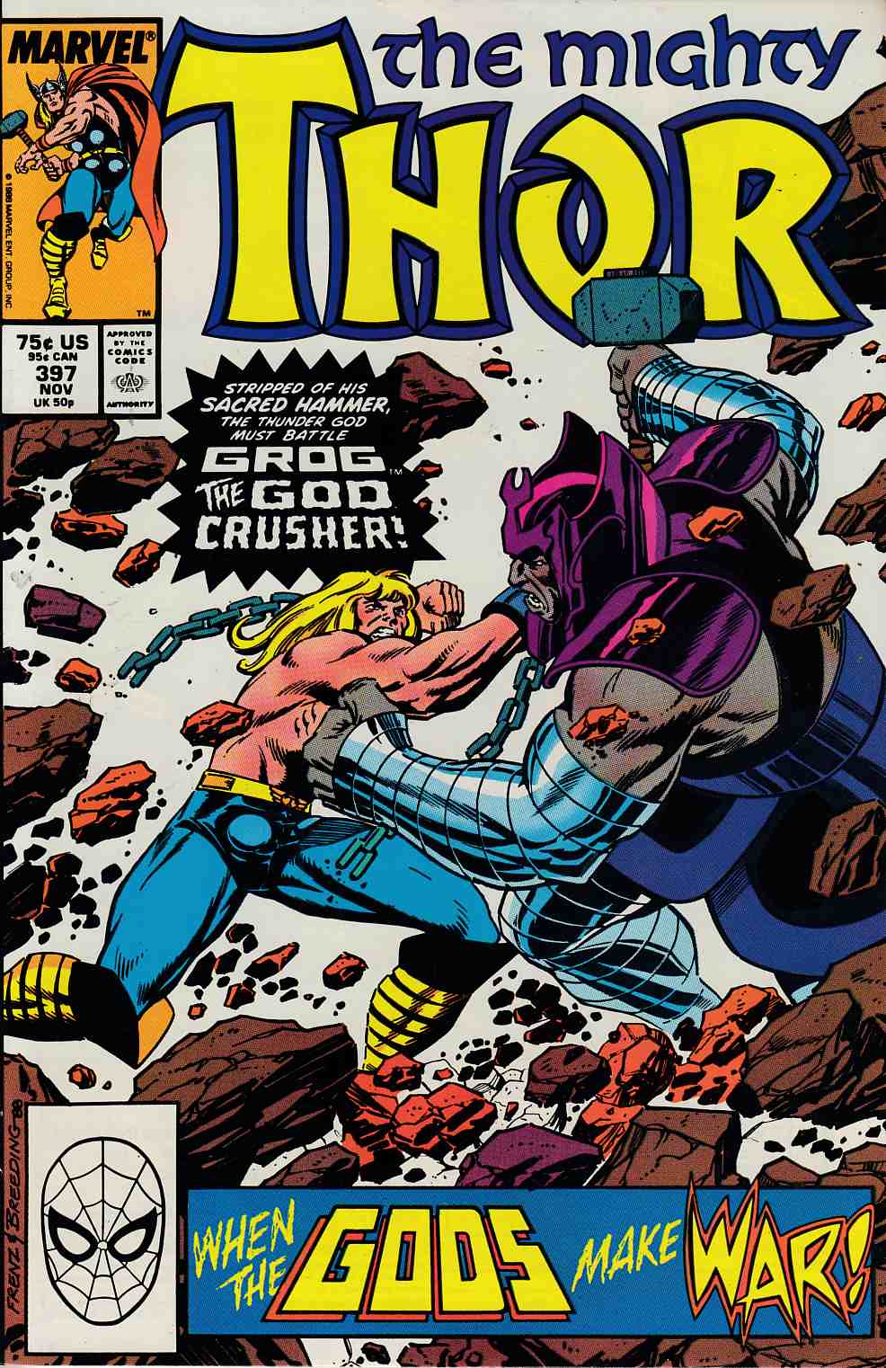 Thor #397 Very Fine (8.0) [Marvel Comic] THUMBNAIL