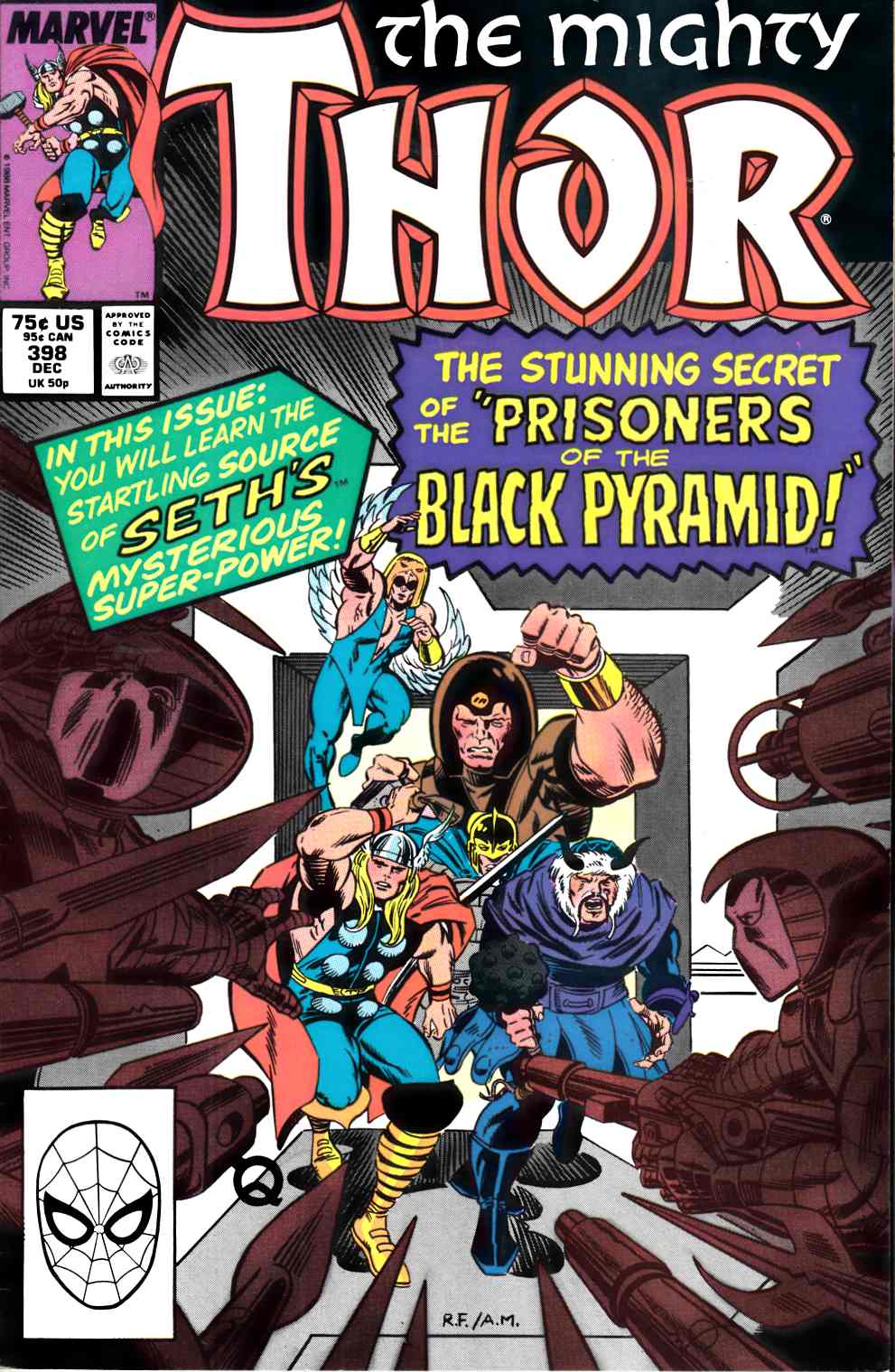 Thor #398 Fine (6.0) [Marvel Comic] THUMBNAIL