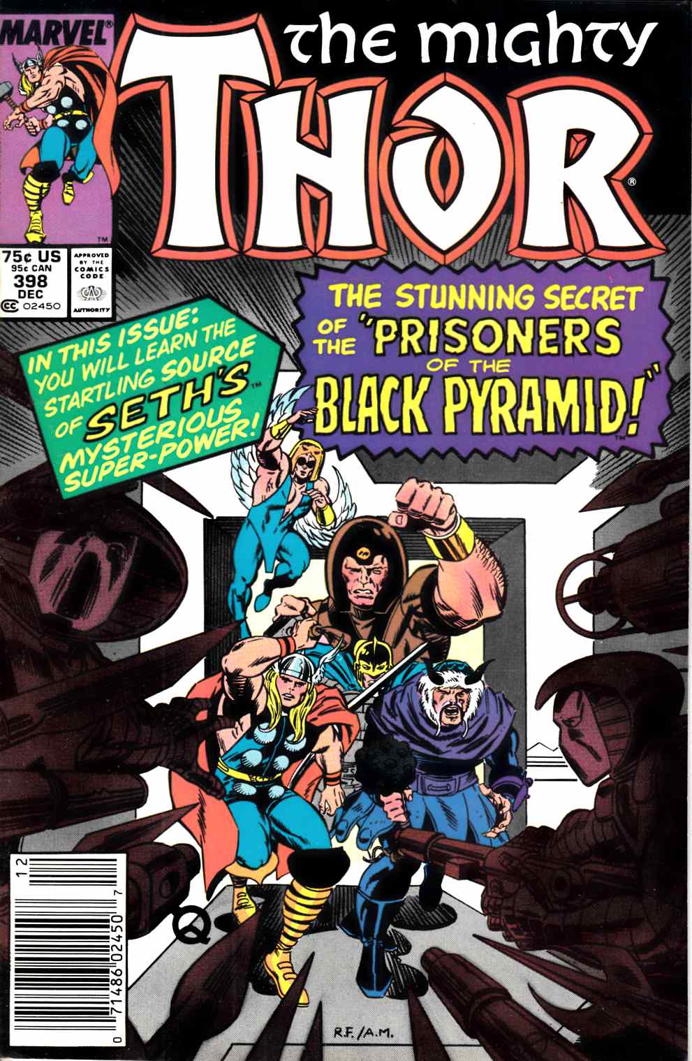 Thor #398 Newsstand Edition Very Fine (8.0) [Marvel Comic] THUMBNAIL