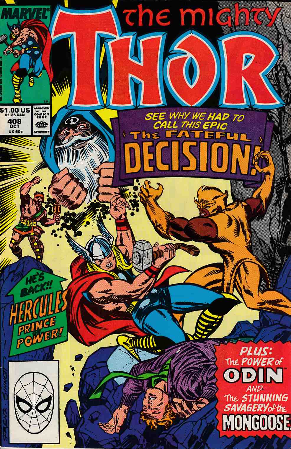 Thor #408 Very Fine (8.0) [Marvel Comic] THUMBNAIL