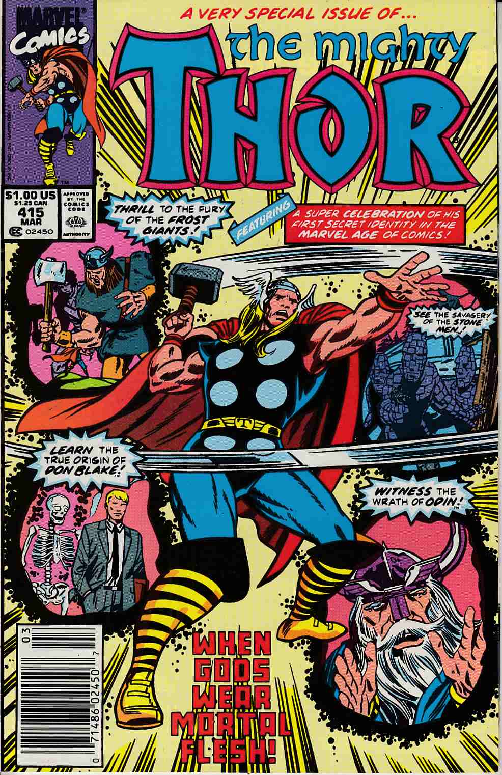Thor #415 Very Fine (8.0) [Marvel Comic] THUMBNAIL