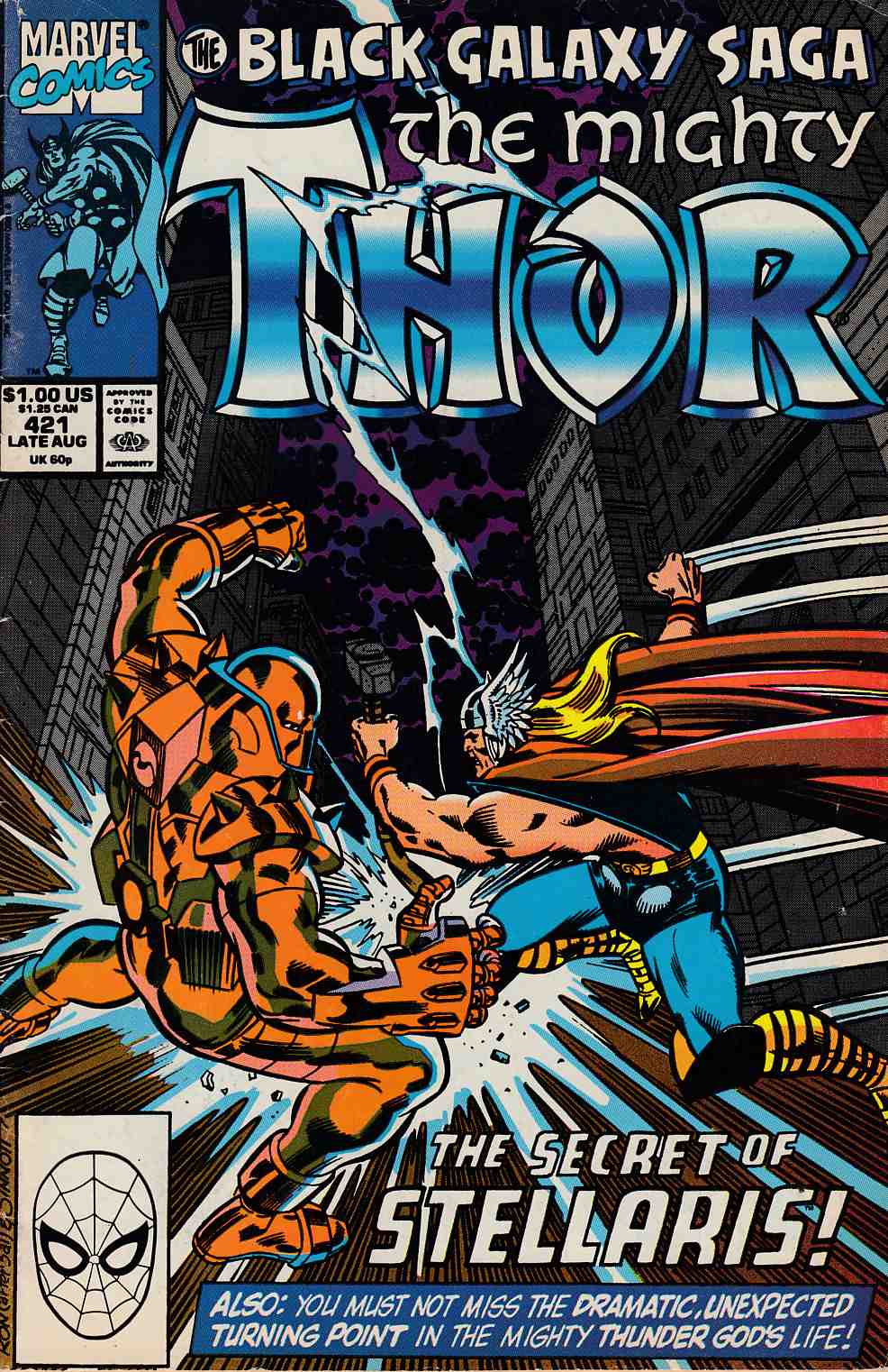 Thor #421 Fine Minus (5.5) [Marvel Comic] THUMBNAIL