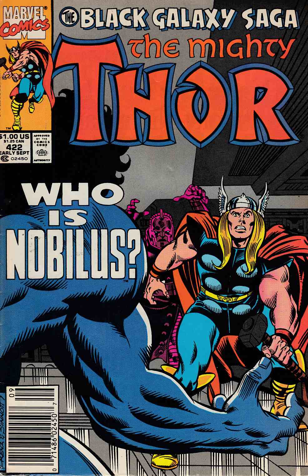 Thor #422 Newsstand Edition Fine (6.0) [Marvel Comic] LARGE