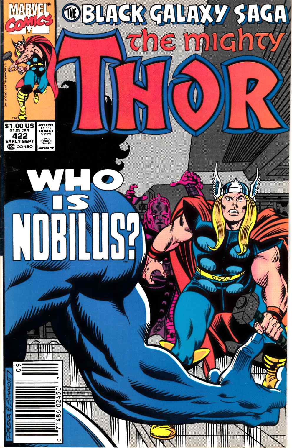 Thor #422 Newsstand Edition Very Fine (8.0) [Marvel Comic] THUMBNAIL