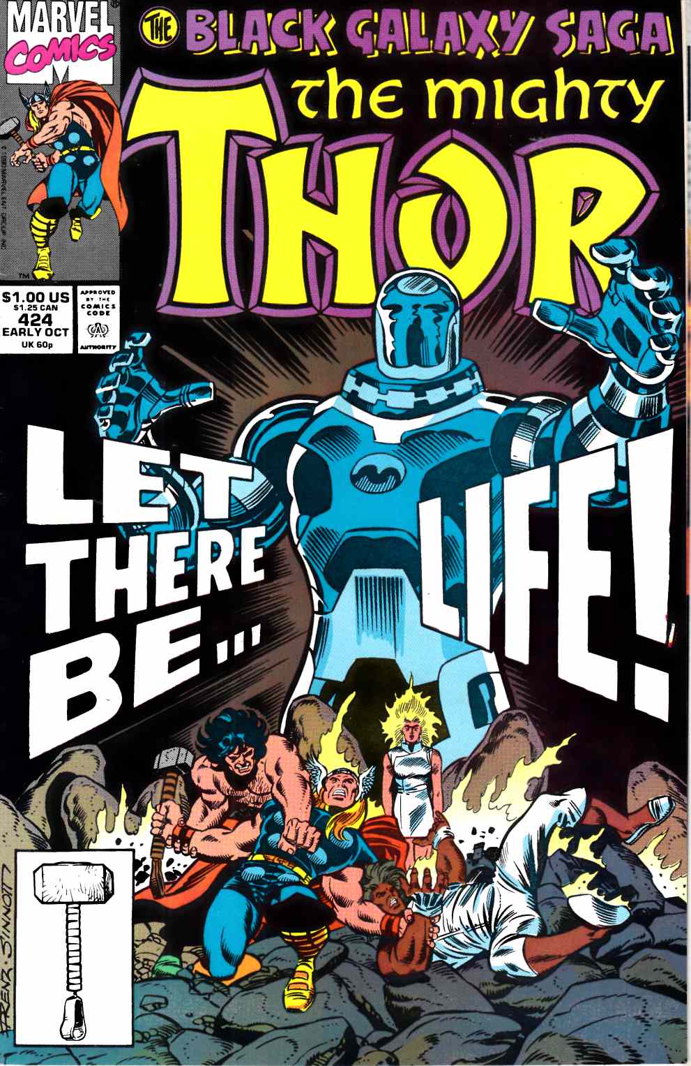 Thor #424 Very Fine (8.0) [Marvel Comic] THUMBNAIL