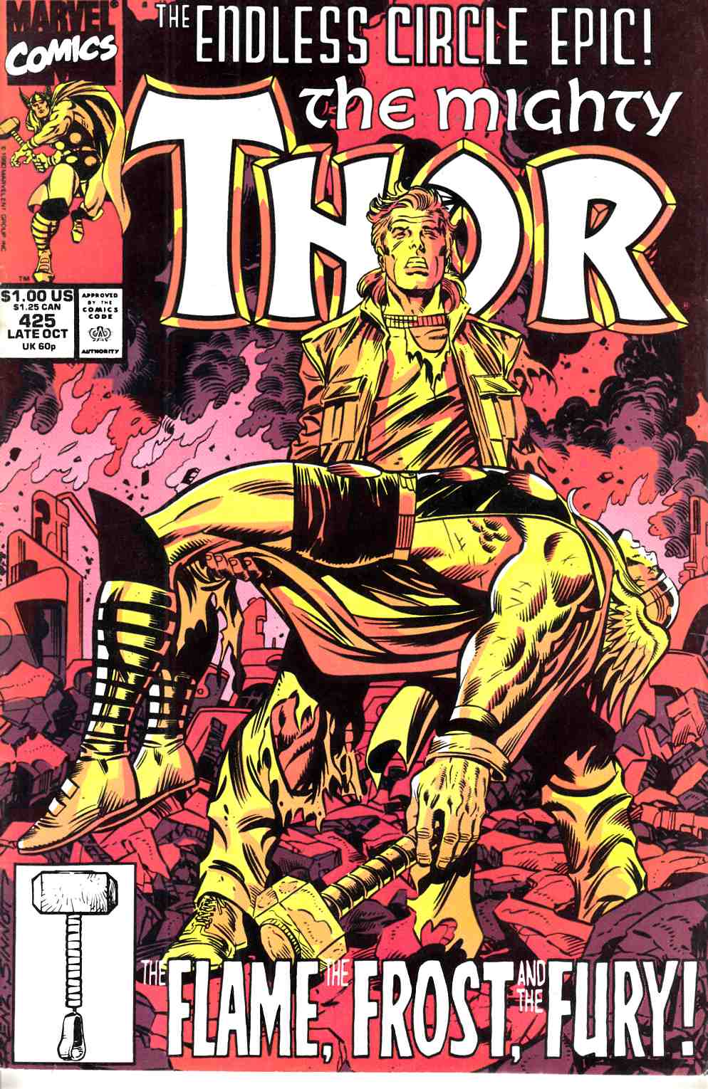 Thor #425 Fine (6.0) [Marvel Comic] THUMBNAIL