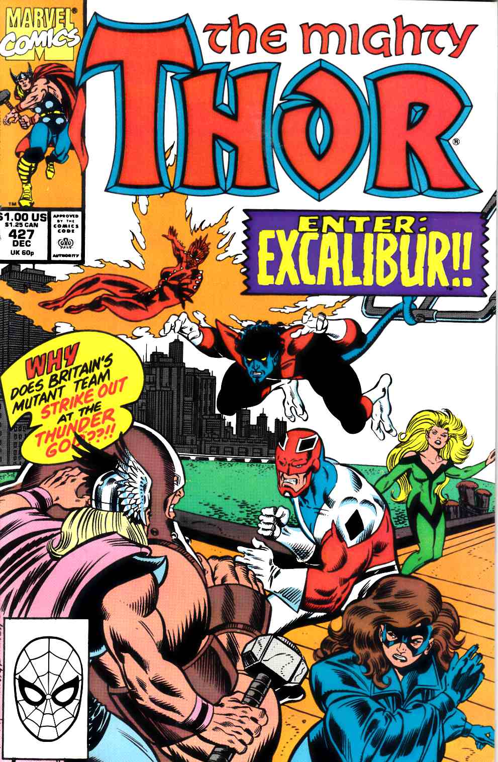 Thor #427 Near Mint (9.4) [Marvel Comic] THUMBNAIL