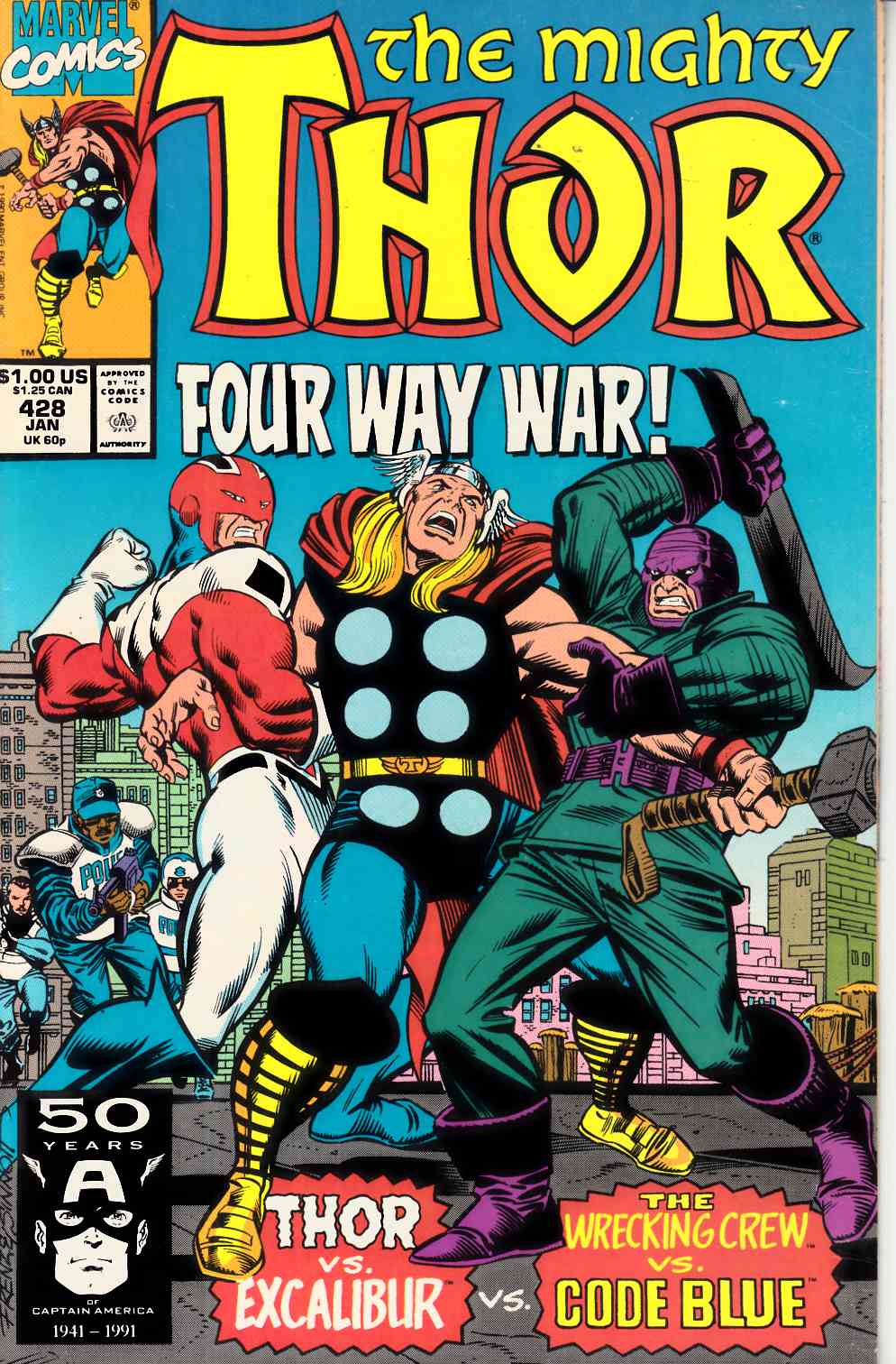 Thor #428 Very Fine (8.0) [Marvel Comic] THUMBNAIL