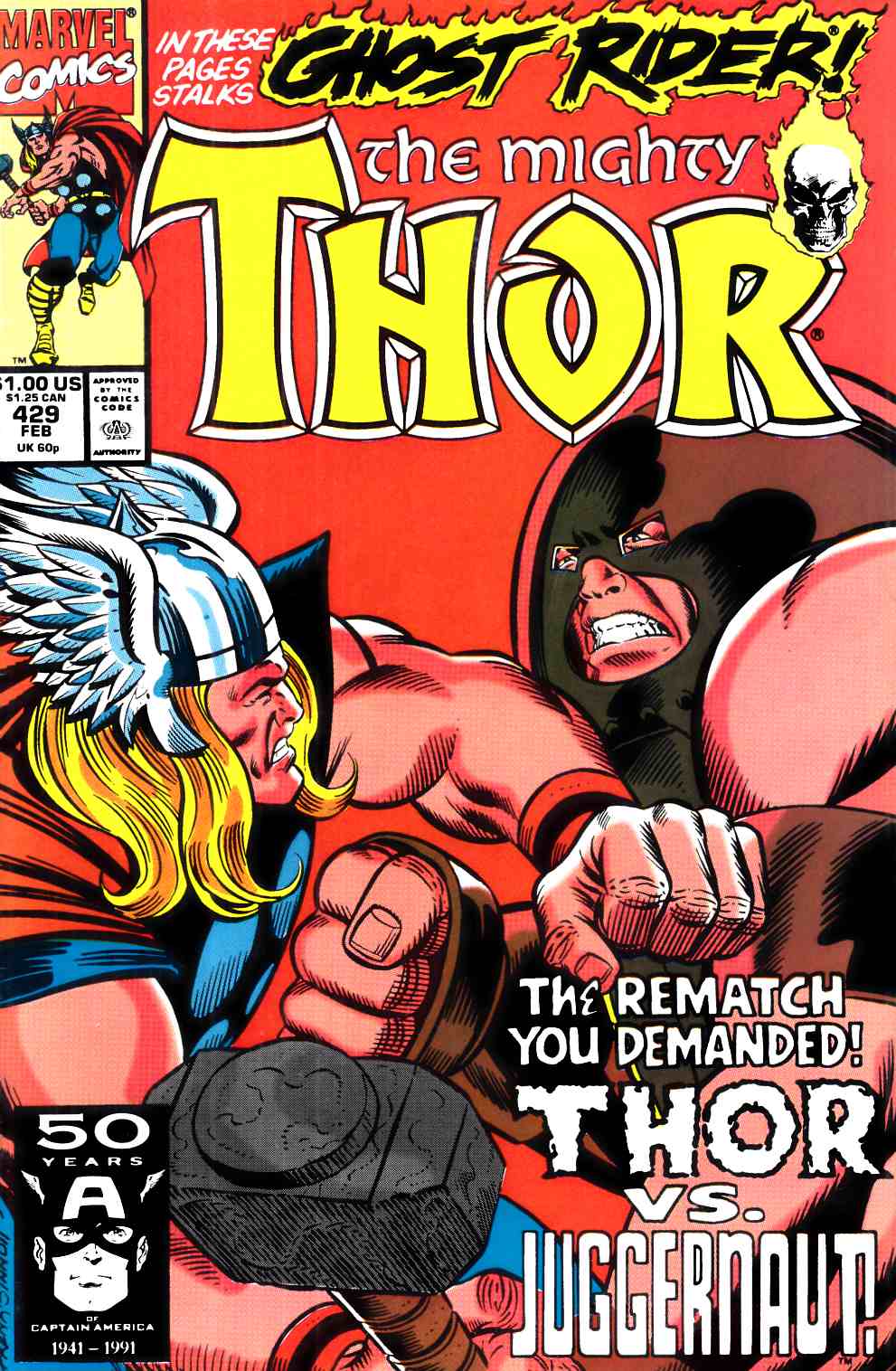 Thor #429 Very Fine (8.0) [Marvel Comic] THUMBNAIL