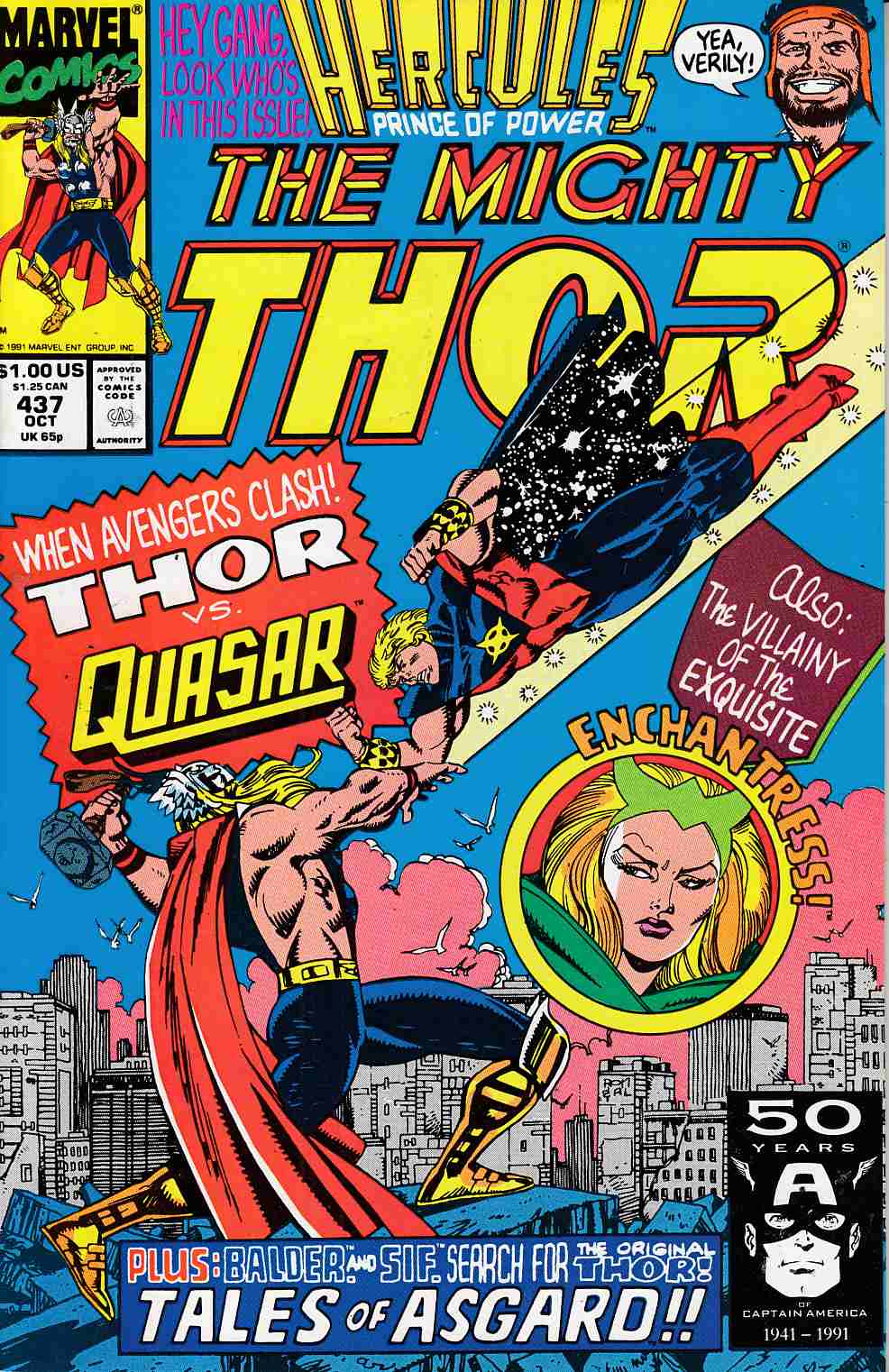 Thor #437 Very Fine (8.0) [Marvel Comic] LARGE