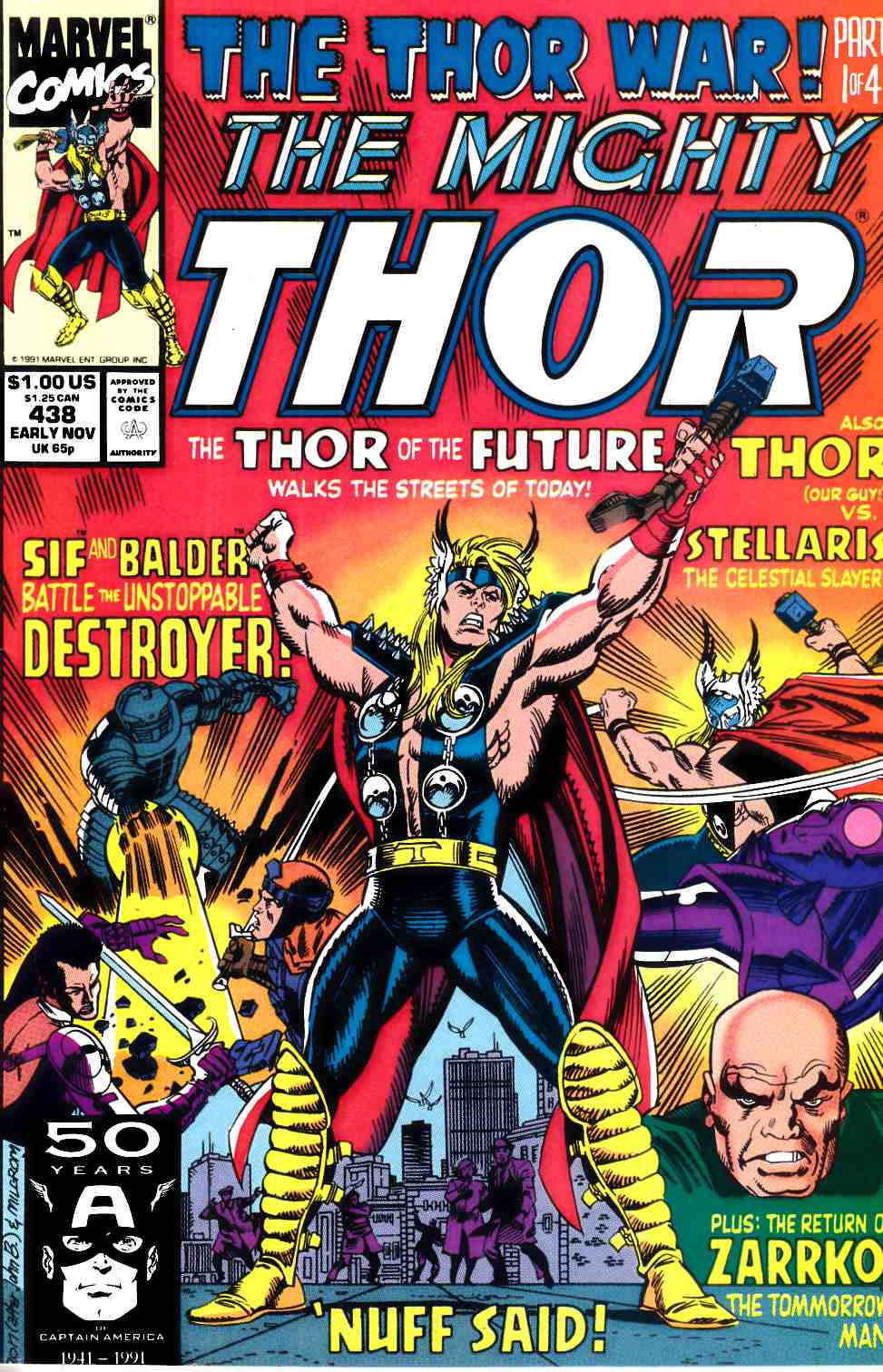 Thor #438 Very Fine (8.0) [Marvel Comic] LARGE