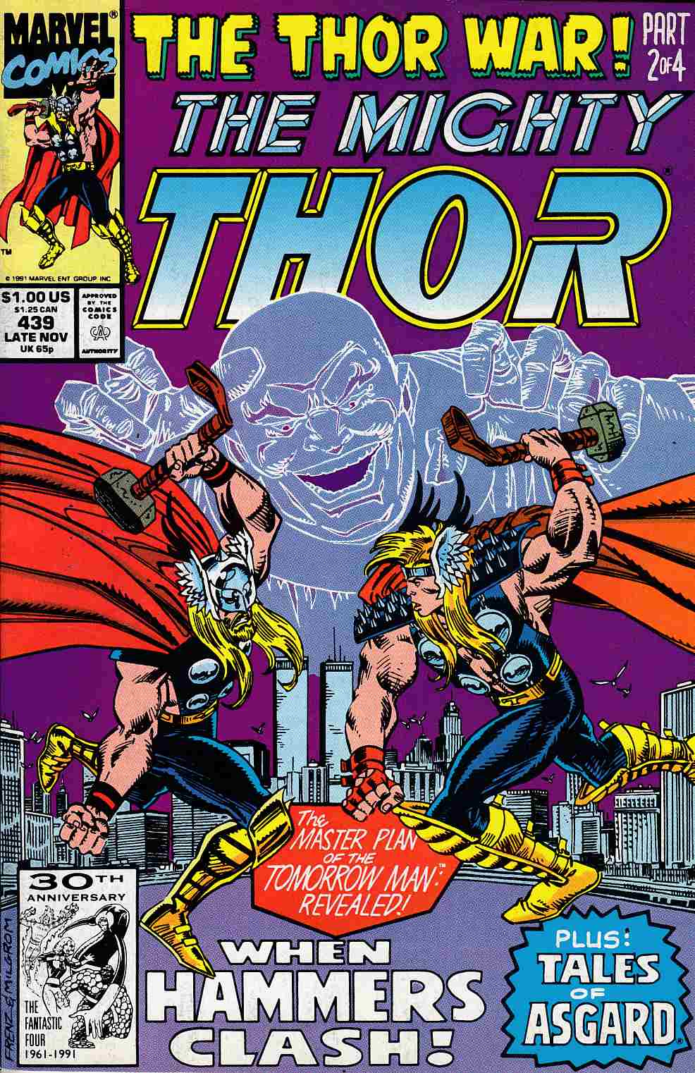 Thor #439 Very Fine (8.0) [Marvel Comic] LARGE
