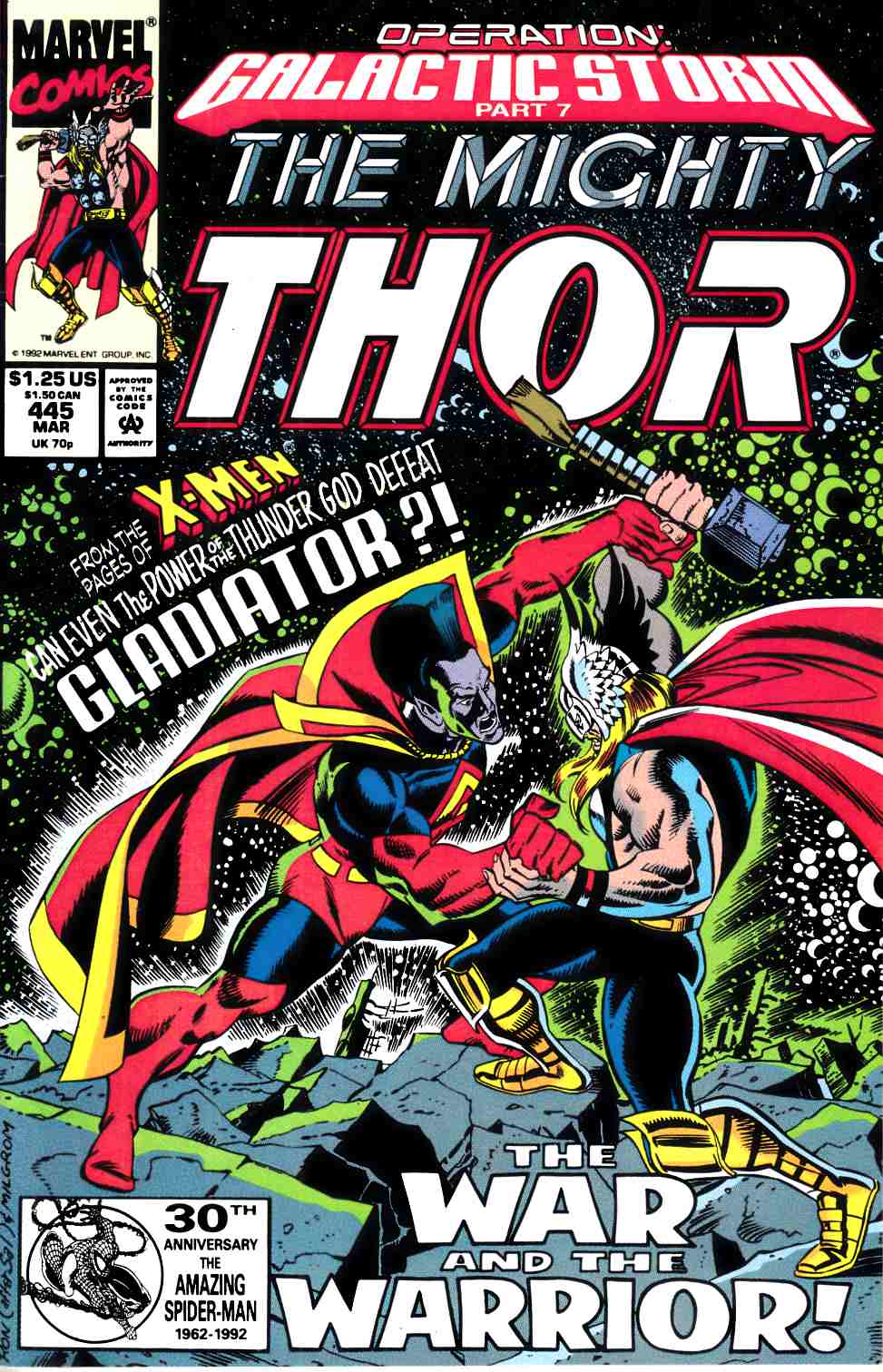 Thor #445 Fine (6.0) [Marvel Comic] LARGE