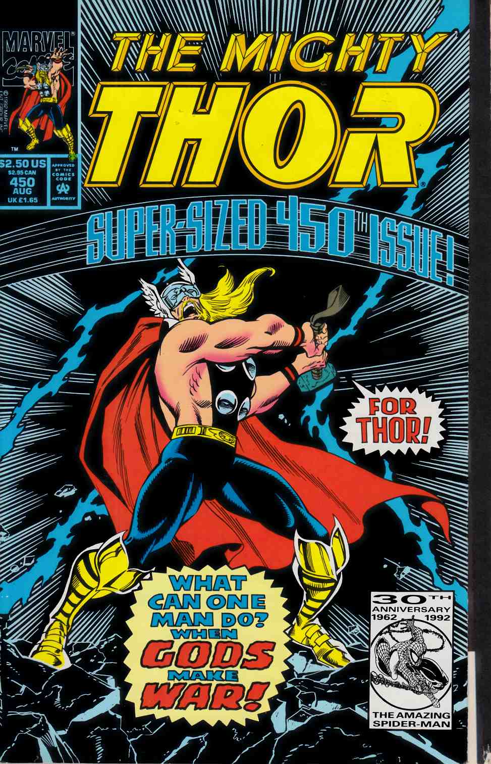 Thor #450 Very Fine (8.0) [Marvel Comic] LARGE