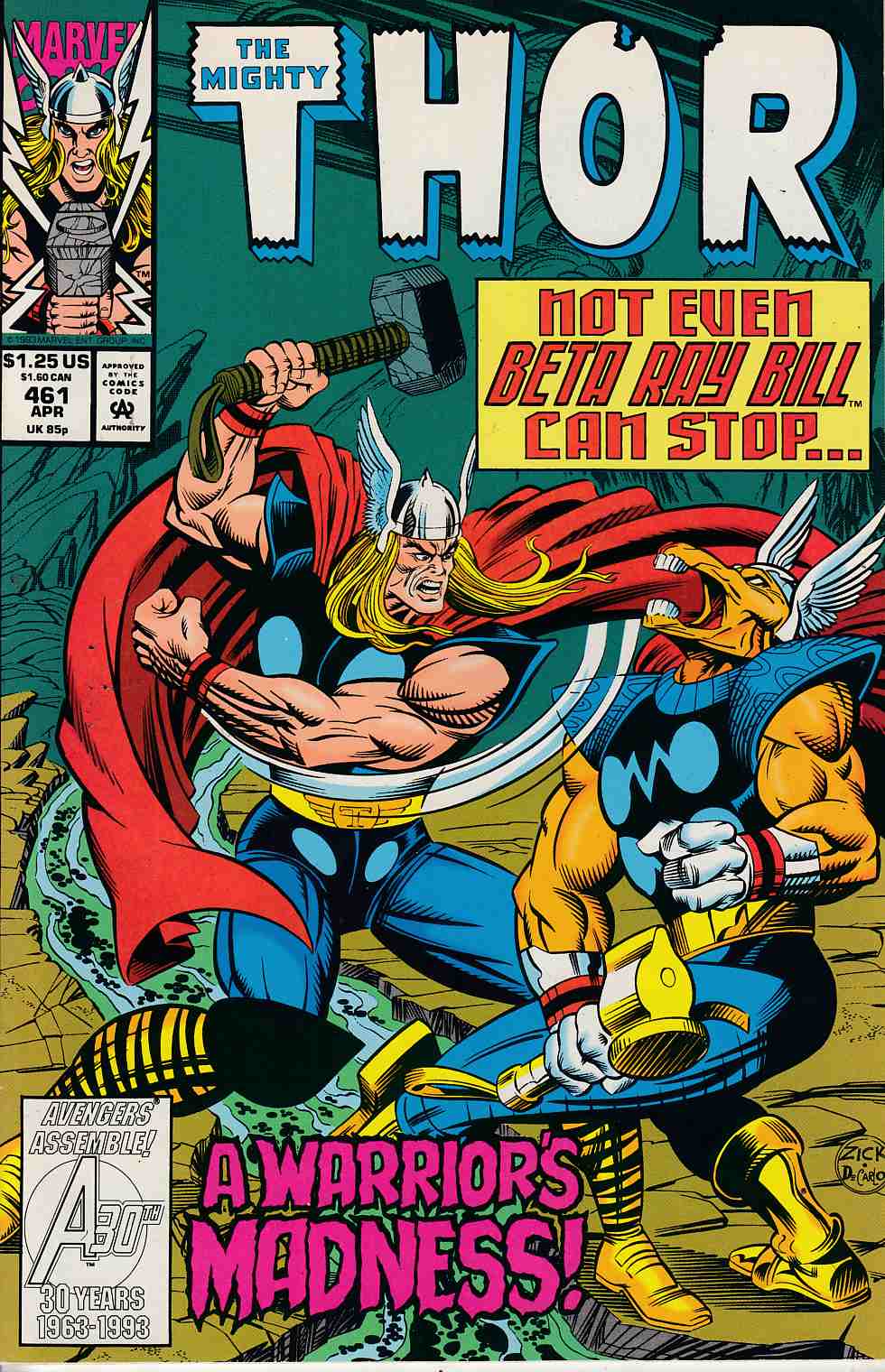Thor #461 Near Mint (9.4) [Marvel Comic] LARGE