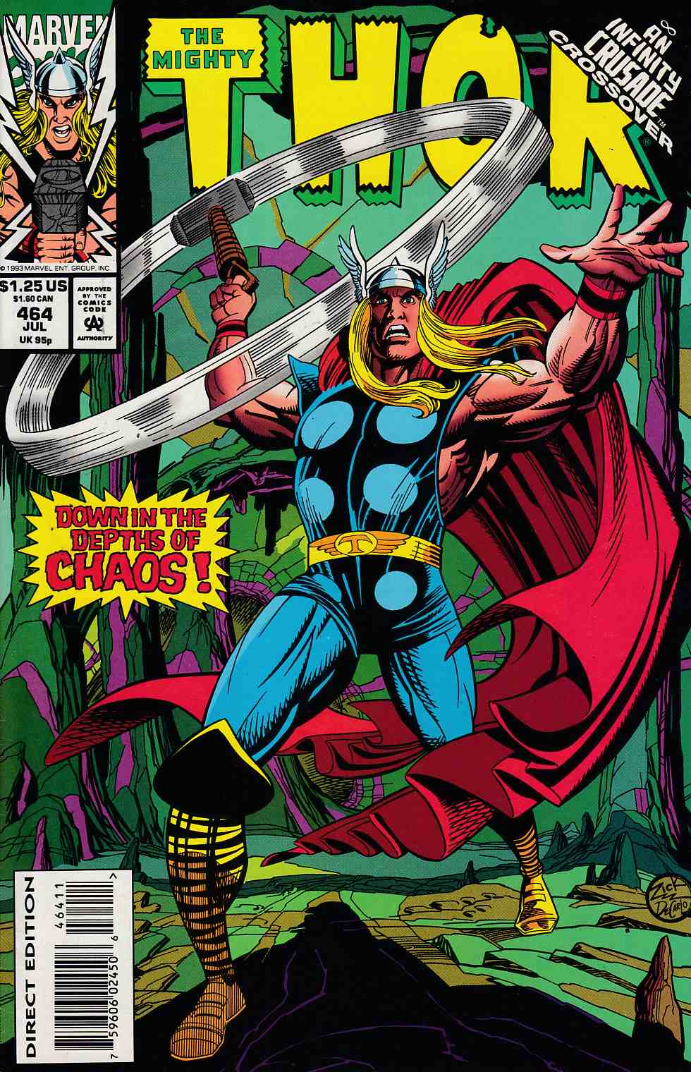 Thor #464 Very Fine (8.0) [Marvel Comic] THUMBNAIL