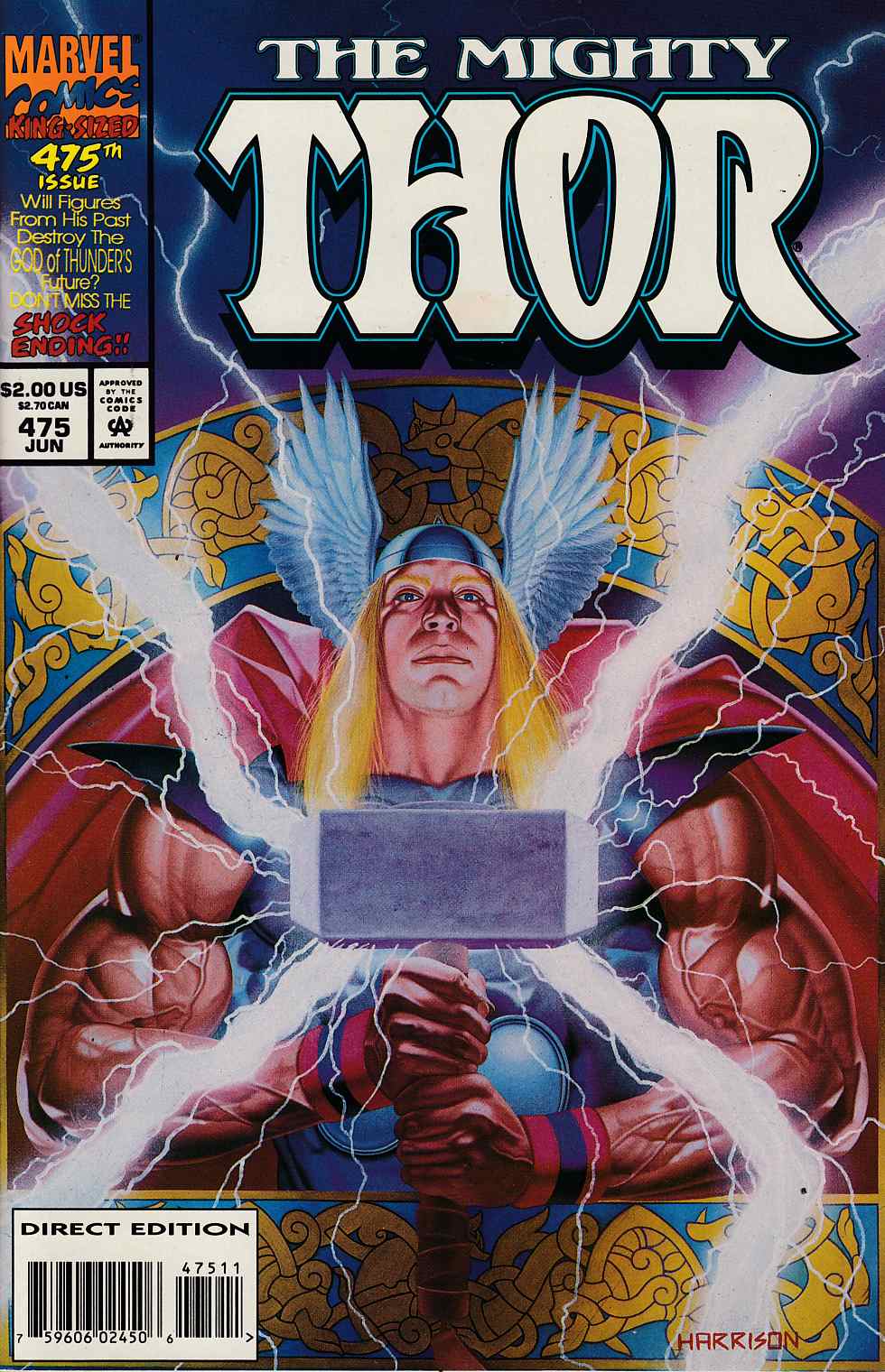 Thor #475 Very Fine (8.0) [Marvel Comic] THUMBNAIL