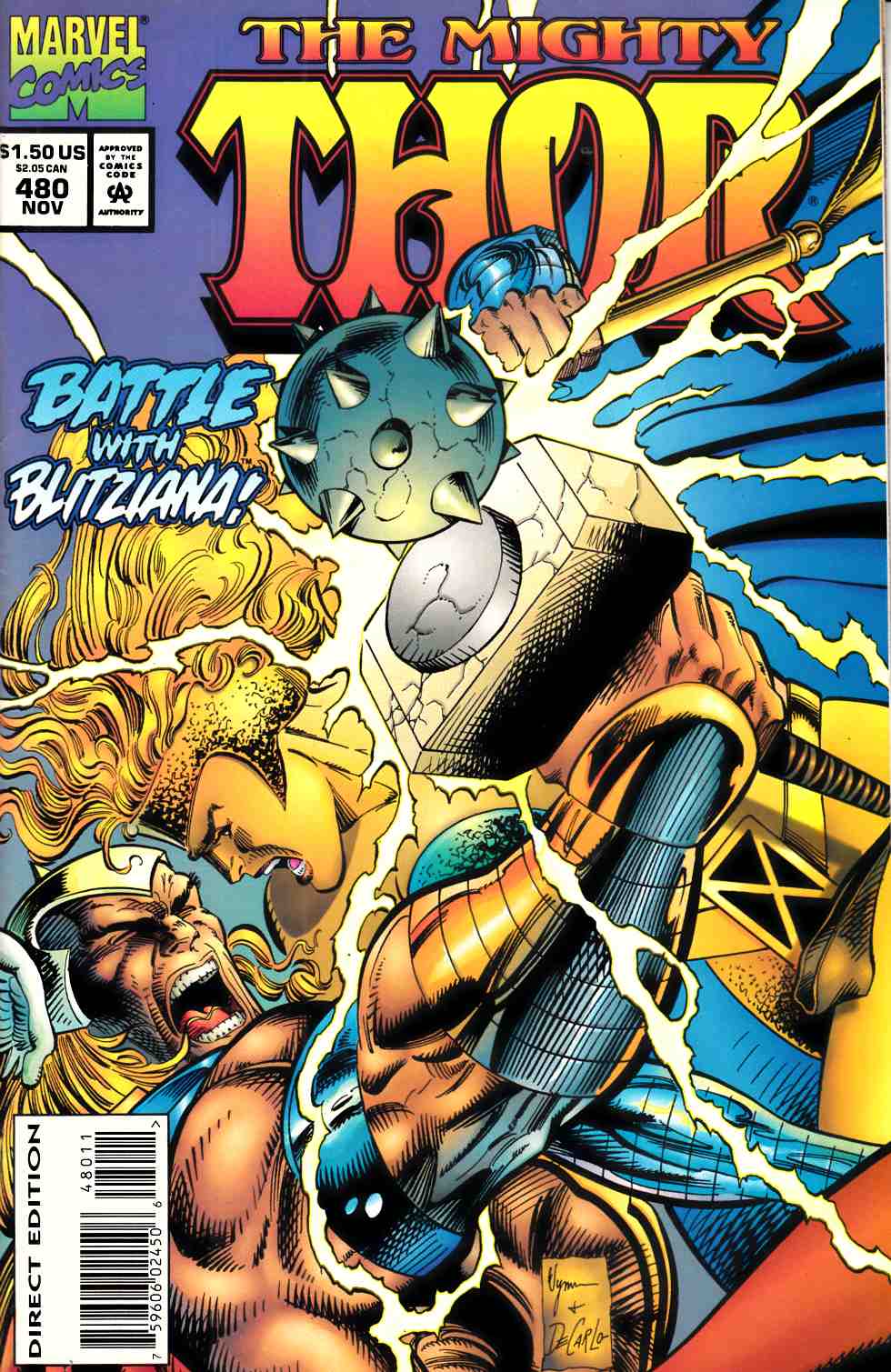 Thor #480 Near Mint (9.4) [Marvel Comic] LARGE