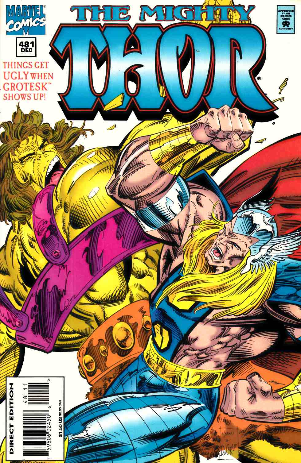 Thor #481 Near Mint (9.4) [Marvel Comic] LARGE