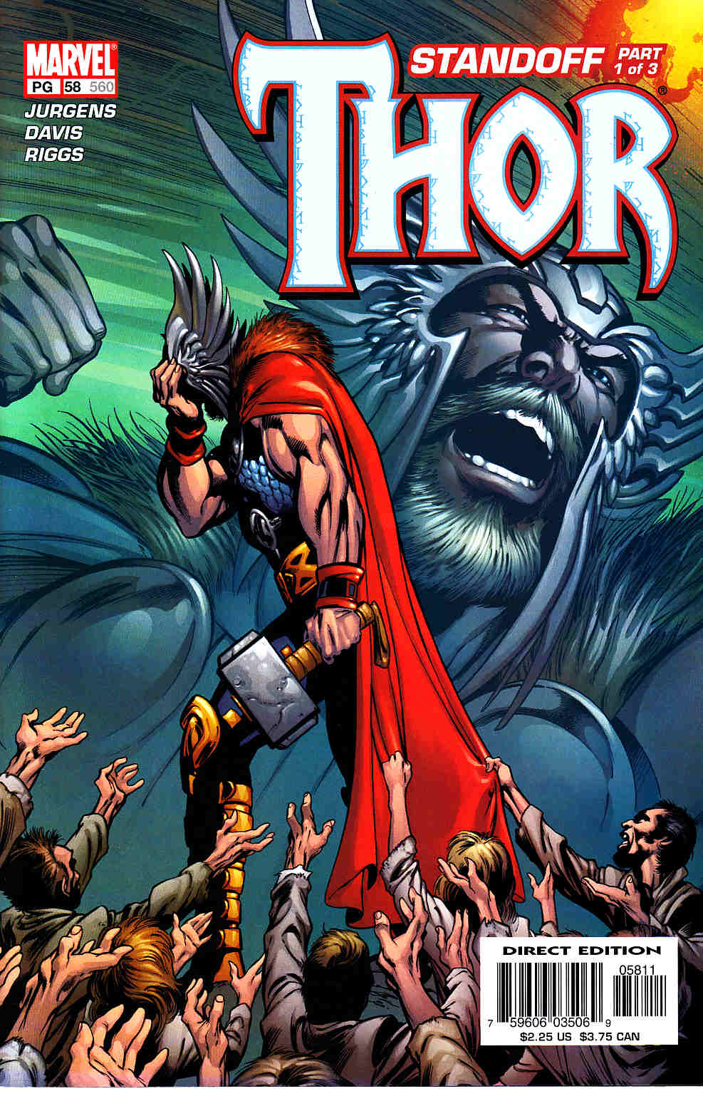 Thor #58 Near Mint (9.4) [Marvel Comic] LARGE