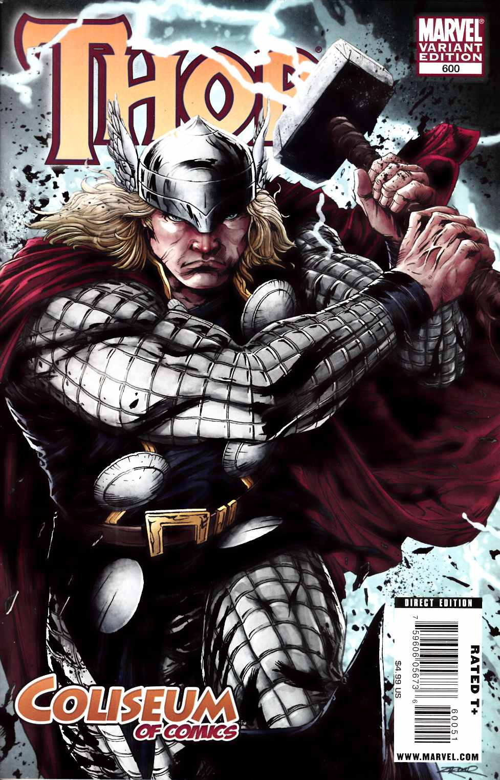 Thor #600 Coliseum Variant Cover Very Fine (8.0) [Marvel Comic] THUMBNAIL