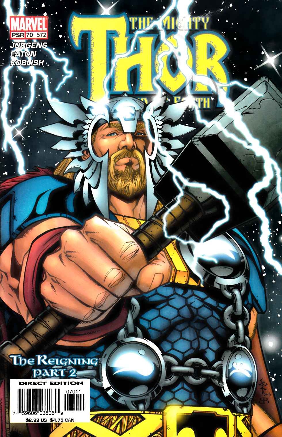 Thor #70 Fine Plus (6.5) [Marvel Comic] THUMBNAIL