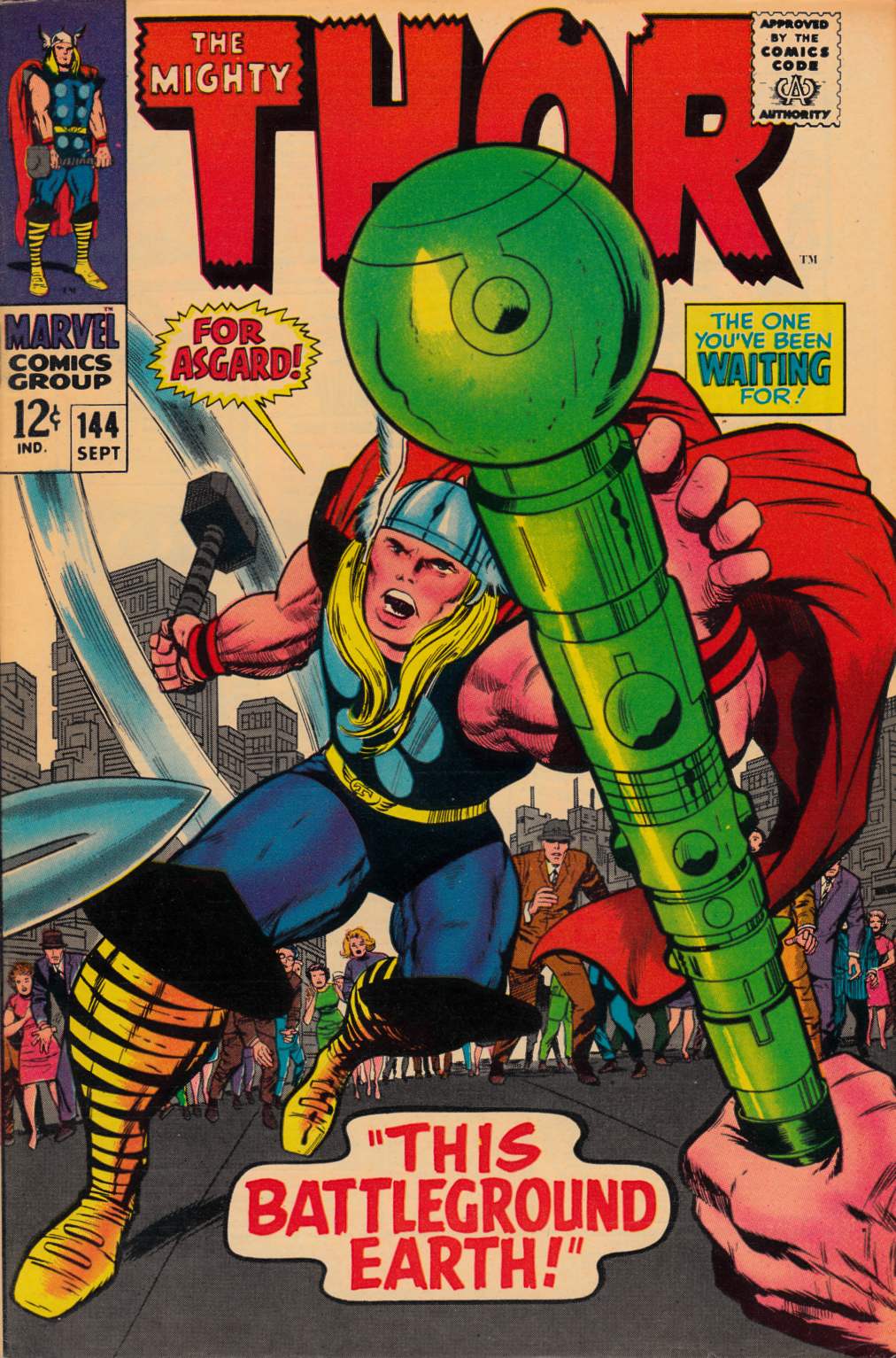 Thor #144 Very Fine (8.0) [Marvel Comic] THUMBNAIL