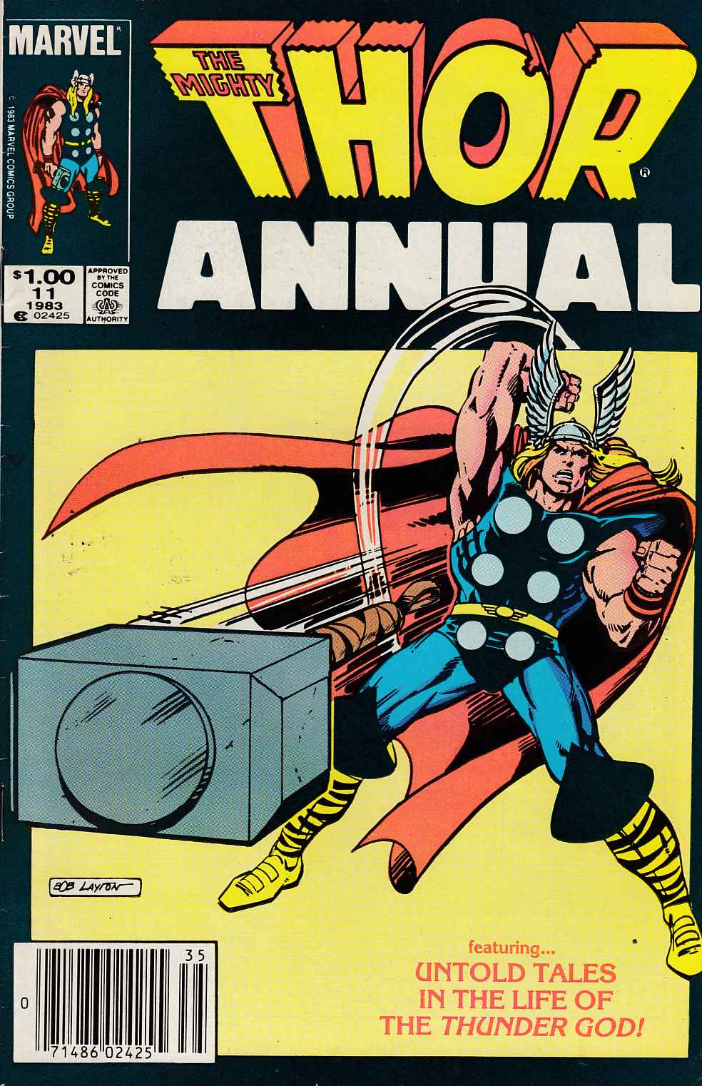 Thor Annual #11 Newsstand Edition Fine (6.0) [Marvel Comic] THUMBNAIL