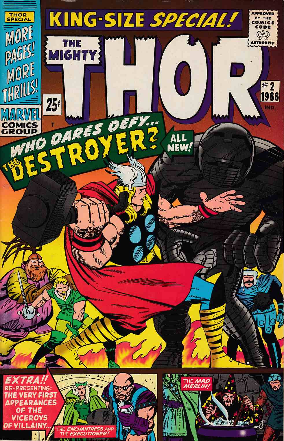 Thor Annual #2 Second Printing Fine/Very Fine (7.0) [Marvel Comic] LARGE